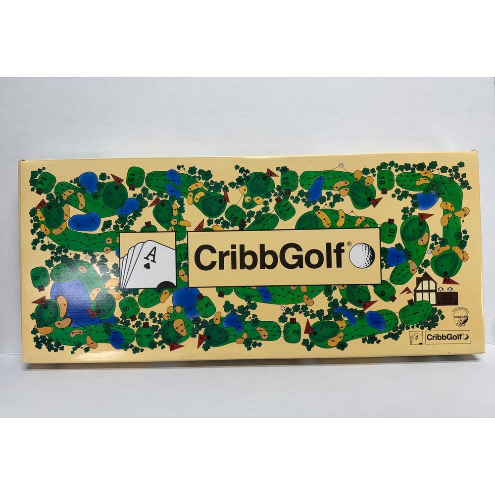 Vintage 1992 CribbGolf Board Game JK Games Cribbage Golf Hybrid Complete Set